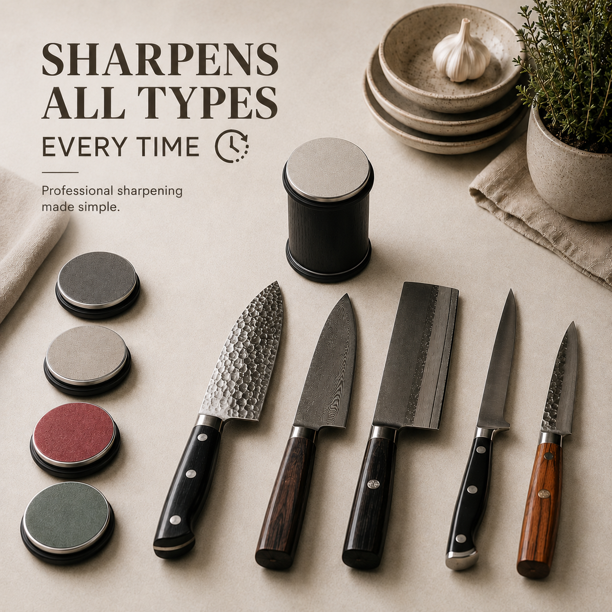Niiruo® Elite: Professional Rolling Knife Sharpener