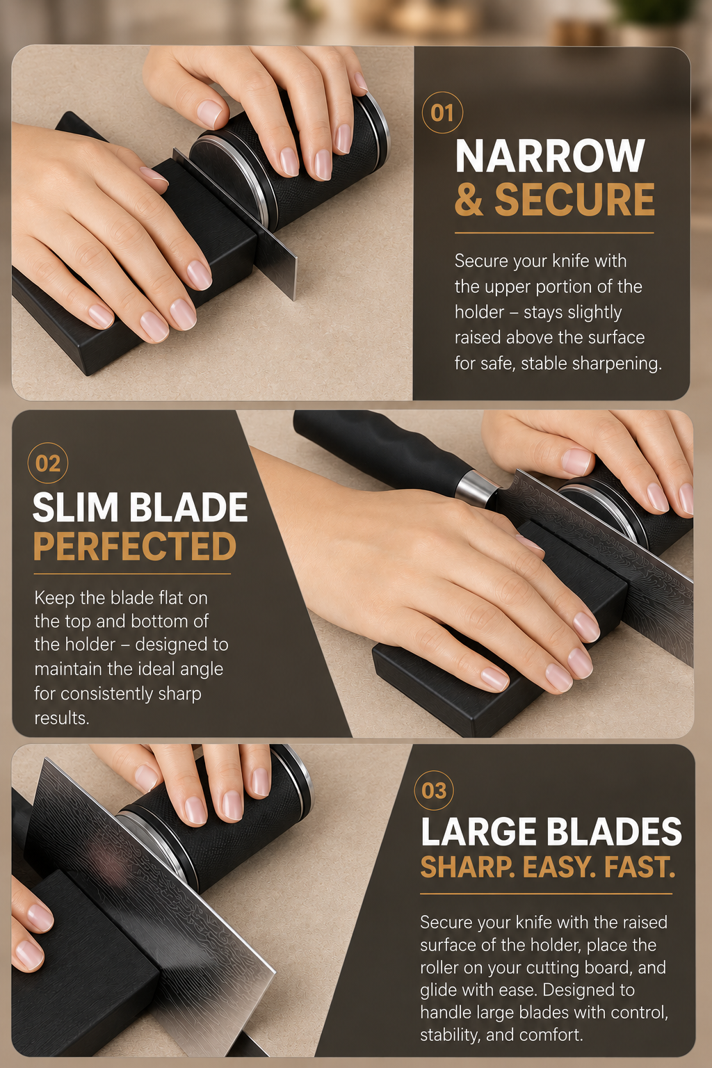 Niiruo® Elite: Professional Rolling Knife Sharpener